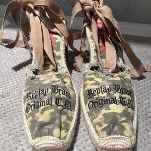 Replay lace-up espedrilles
